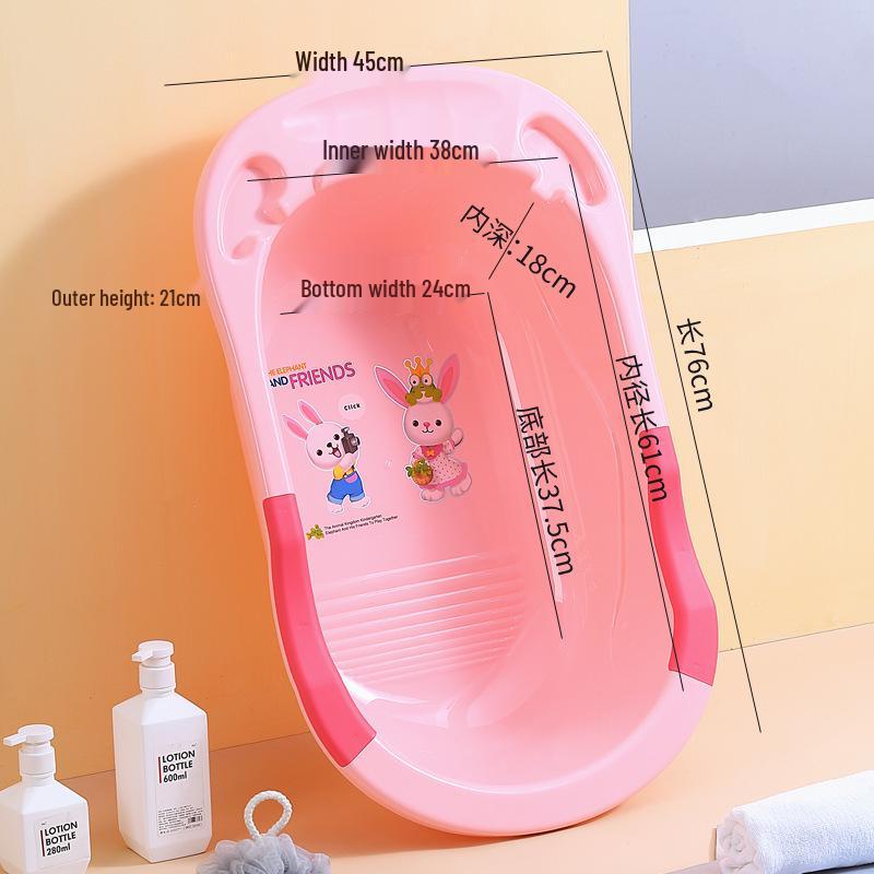 Foldable Baby Bathtub: Free Shipping, Large Size for Newborns and Kids