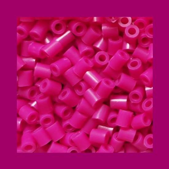 Rosa Farbe 5mm Perlen 1000 Stück Pixel Art Hama Perlen für Kinder Bügelperlen DIY Puzzles Geschenk Kinderspielzeug