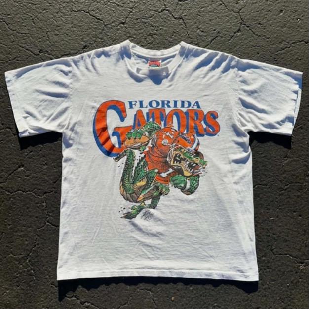 Remake Florida Gators Retro T shirt Rare design white tee S5XL Unisex T-Shirt XXL
