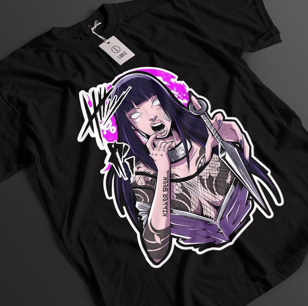 

Naruto Shirt Hinata Tshirt Boruto T-Shirt Neji Anime Uzumaki Graphic Unisex Tee XL