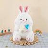Cute Soft Cute Bottle Rabbit Plush Toy Doll Children Soothing Rag Doll Birthday Gift Throw Pillow Girl
