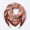 Idyllic small fresh women's imitation silk square scarf silk scarf temperament versatile scarf shawl heat