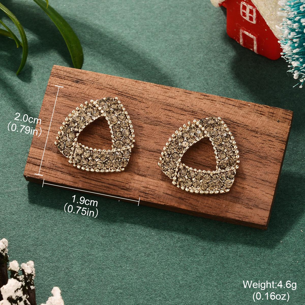 

Christmas atmosphere earrings, fashionable and creative, exquisite European and American new simple light luxury temperament autumn and winter