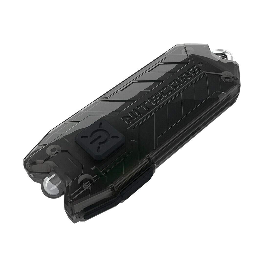 

NITECORE TUBE USB Перезаряжаемый Ключ 55 Люмен v2.0 Фонарик, (Полупрозрачный черный)