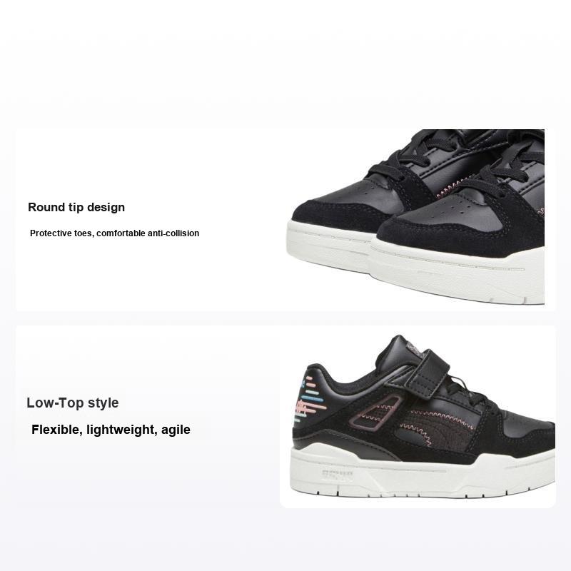 Puma Slipstream Свитер Удобные Низкие Подростковые Повседневные Кроссовки Детские кроссовки Черный 392548-02 35