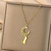 Kinitial Exquisite Fashion Necklace Animal and Cat Lovert Gift, Mom, Friend Valentine's Day Birthday Gift