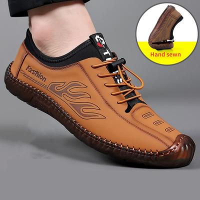 Calçado Casual Masculino de Solado Macio Slip-on Calçado Masculino para Exterior Versátil Botas de Meia-Estação Sapatos Individuais Masculinos