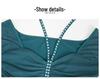 Huayu Dancewear Women's Sexy Belly Dance Practice Top for Beginners