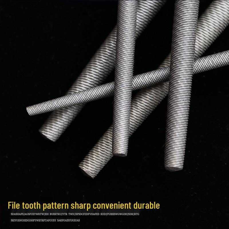 Ji Cuo Rundfeilensatz: Grobe, Mittlere, Feine Zähne - Stahl Schlosserwerkzeug