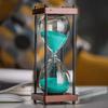 New Large Hourglass Timer 60 Minute, Metal Sand Timer Sandglass Clock,Time Management Tools for Kitchen Home Office Desk Decor