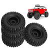 4pcs For SCX24 Wheels Small Compact Safe   Stable Easy Replaceable Mesh Tire for RC Car Parts