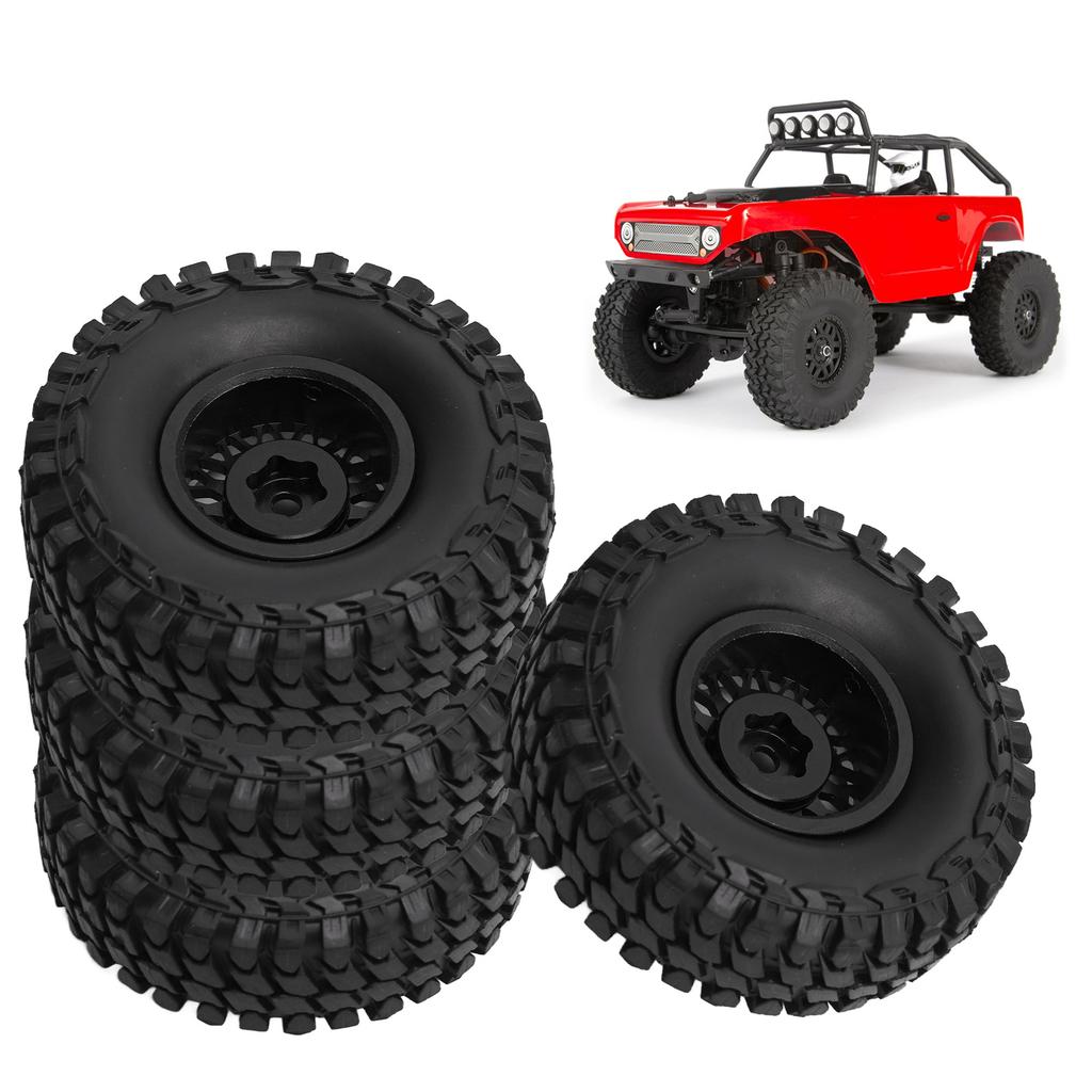 4pcs For SCX24 Wheels Small Compact Safe   Stable Easy Replaceable Mesh Tire for RC Car Parts