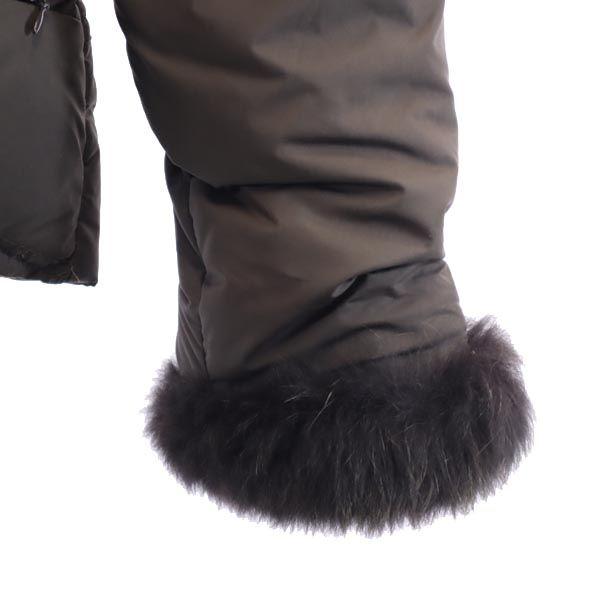 DUVETICA Circe with fox fur down parka 38 Brown Jacket Women Used