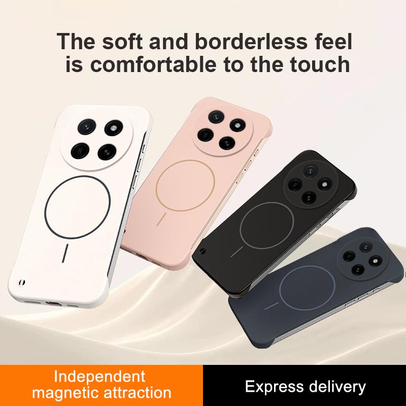 For Magsafe Magnetic Frameless Case For Honor X80 Pro Max Hard PC Matte Ultra Thin Shockproof Cover For Honor X80Pro Max Shell