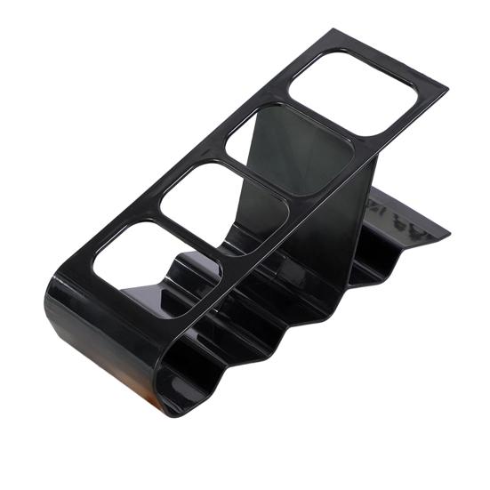 Control Holder Small Desktop Storage Rack with 4 Slots Anti-Slip Base Small