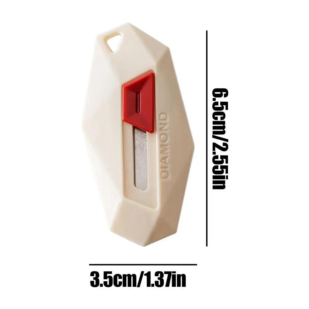 Unbox Knife Safety Round Head Cutter Magnetic Carton Box Cutter for Opening Package Letter Utility Knife