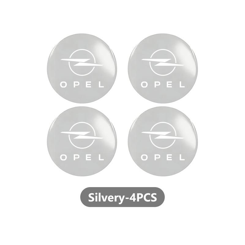 For Opel Car Emblem Wheel Hub Center Cap Stickers Tire Center Cover Badge Decal Accessories Insignia Corsa Zafira Meriva Mokka