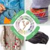 DIY Crafts Sock Darning Kit Weaving Loom Egg/Mushroom Shaped Knitting Patch Repairing Tool Wooden Base 50 Color Threads