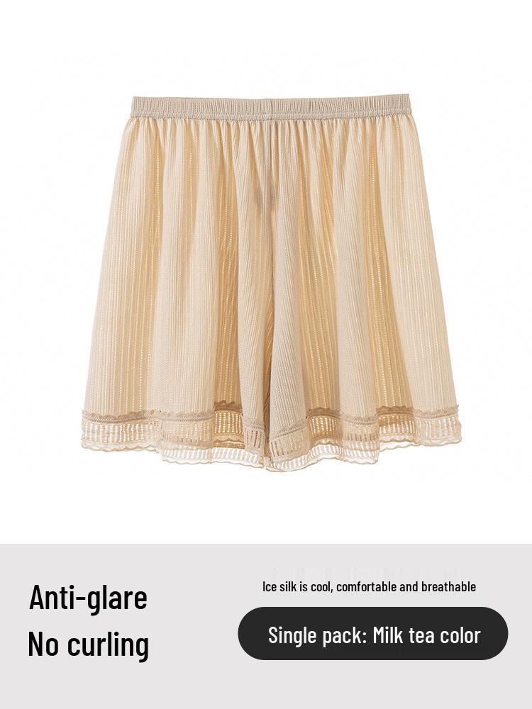 

Summer Lace Mesh Wide-Leg High-Waisted Loose Plus-Size Home Pants Extra Large (130-150 cm)