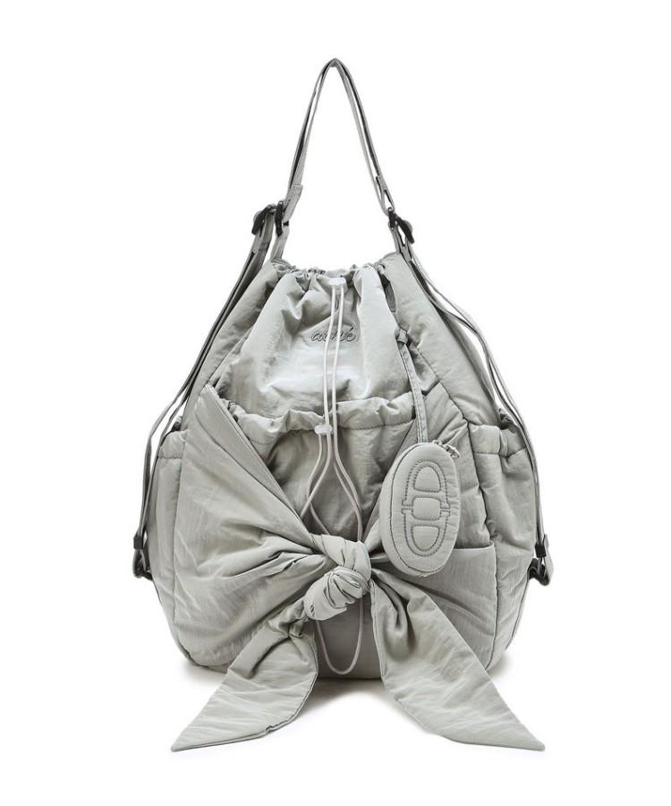 Athe Vanessabruno [Ruban] Gray Ribbon Backpack/Shoulder Bag L Aaba5F901G2