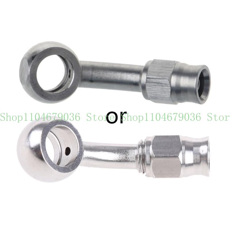 652F Durable Parts AN-3 to 10mm 45 Degree Brake Hose End Fitting Clutch Adapter