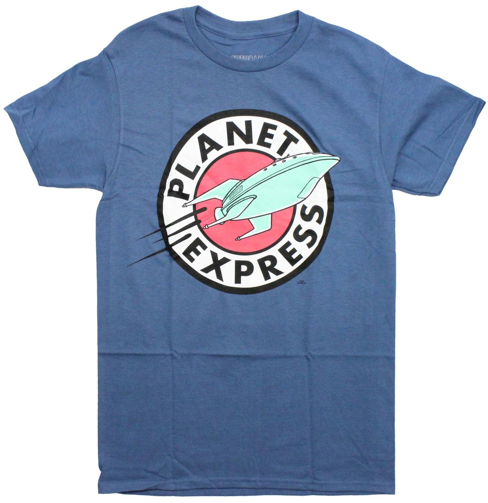 Futurama New Adult T-Shirt - Planet Express Delivery Logo XXL