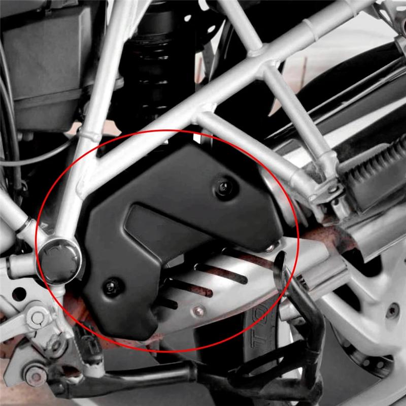 A16P-Motorcycle Accessories Exhaust Flap Cover Upper Frame Middle Side Panel For BMW R1200GS 2004-2012 R1200 GS ADV 2006-2013
