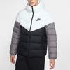 Nike NSW Down Fill Color-Block Casual Sport Hooded Jacket Men Outerwear Black White CU0226-100