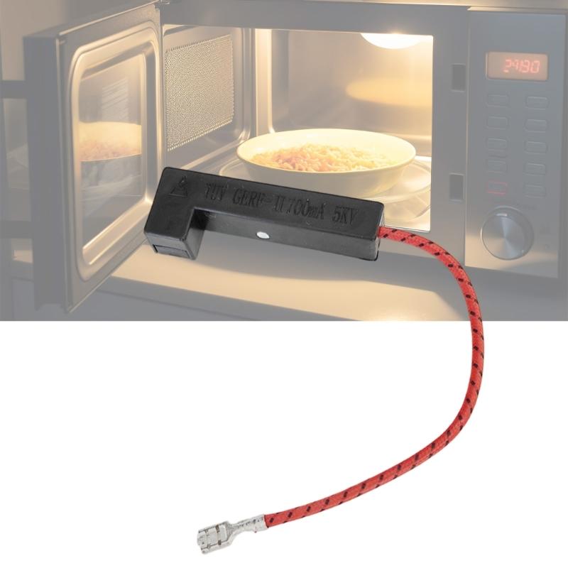 6 Pack Microwave Oven Replacement Fuse 5KV 0.8A High Voltage Plastic Component Oven Insurance for Long Lasting Use