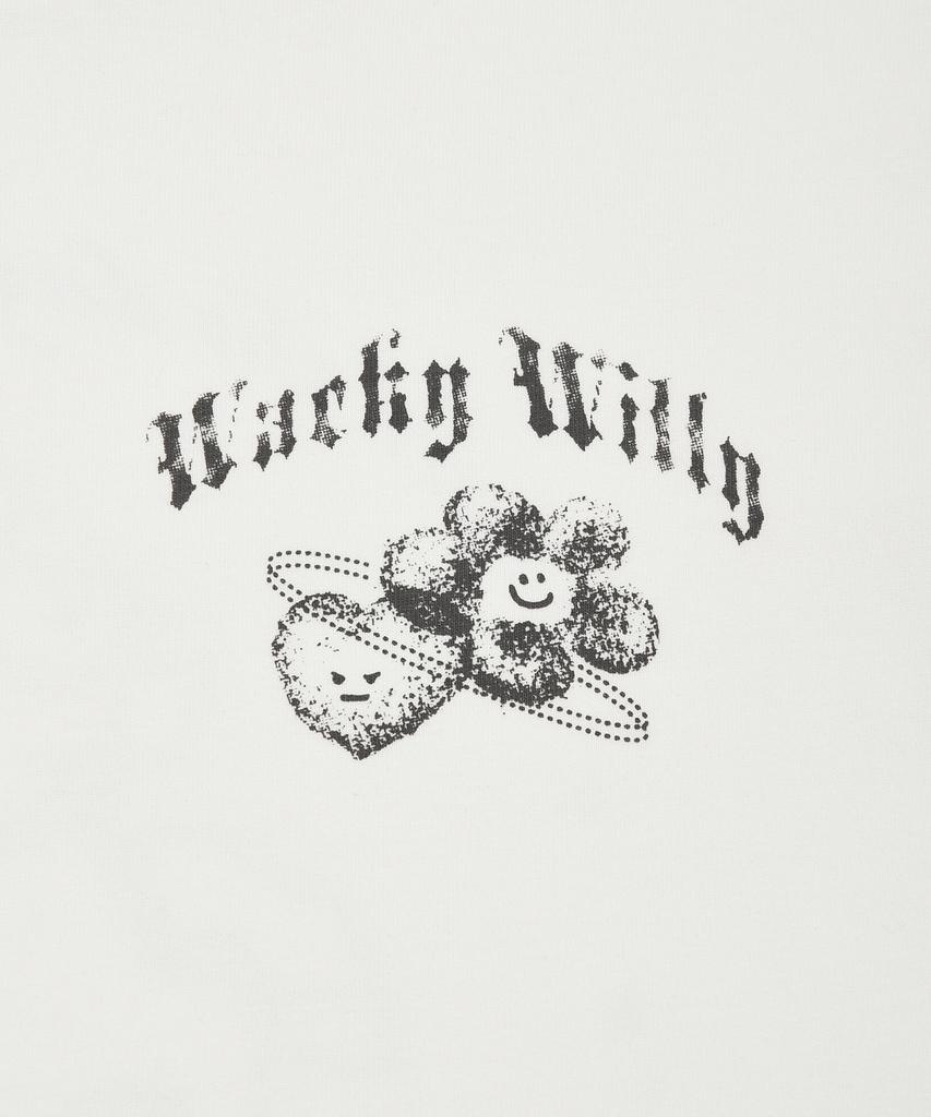 WACKY WILLY Women'S Graphic Long Sleeve White