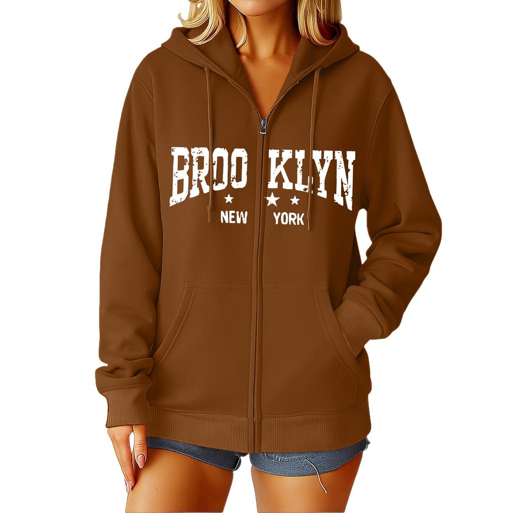 Womens Hoodies Fall Game Day Sweatshirts  Casual Long Sleeve Loose Coat Fall Hoodie Sweatshirt