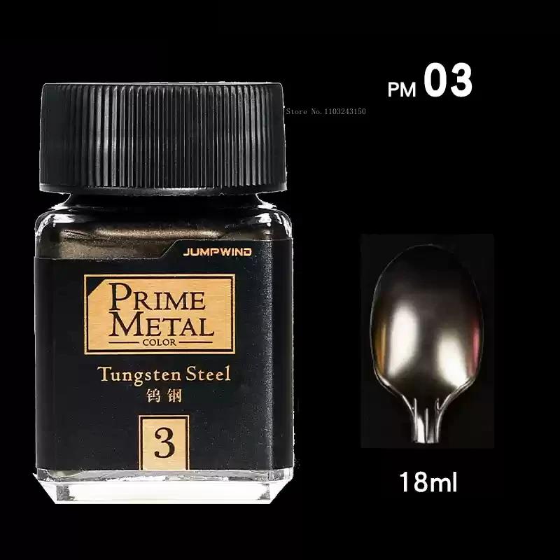 18ml Super Metal Color Series Model Paint Art Hand Cartoon Character Model Color Effect Painting Decorative Acrylic Pigment