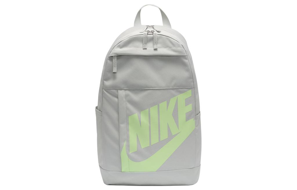 Nike Recycled Polyester Backpack Unisex Light Silver & Mist Green