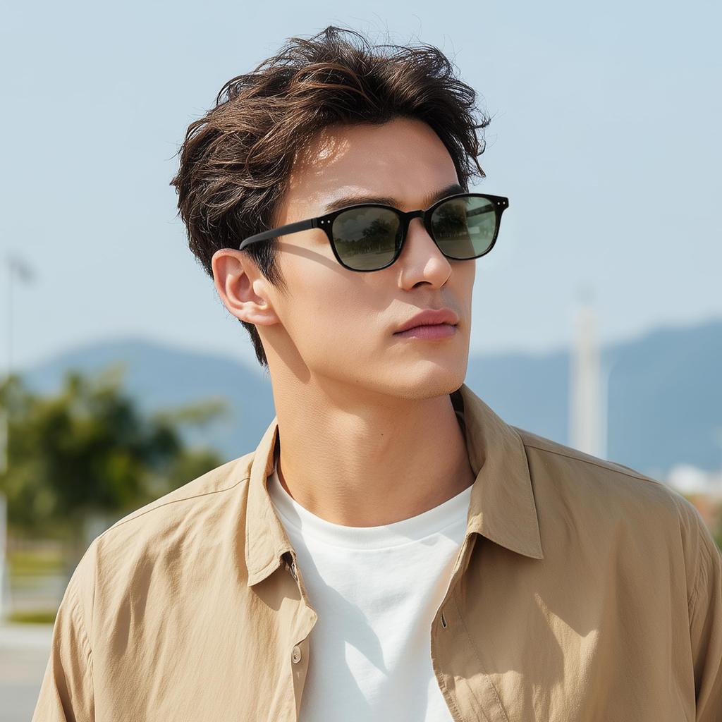 FEISEDY Sunglasses for Men and UV400 Colored B1369 Women, Protection, Popular, Stylish, Lightweight, Lenses, Driving, Commuting, Travel, Fashionable,