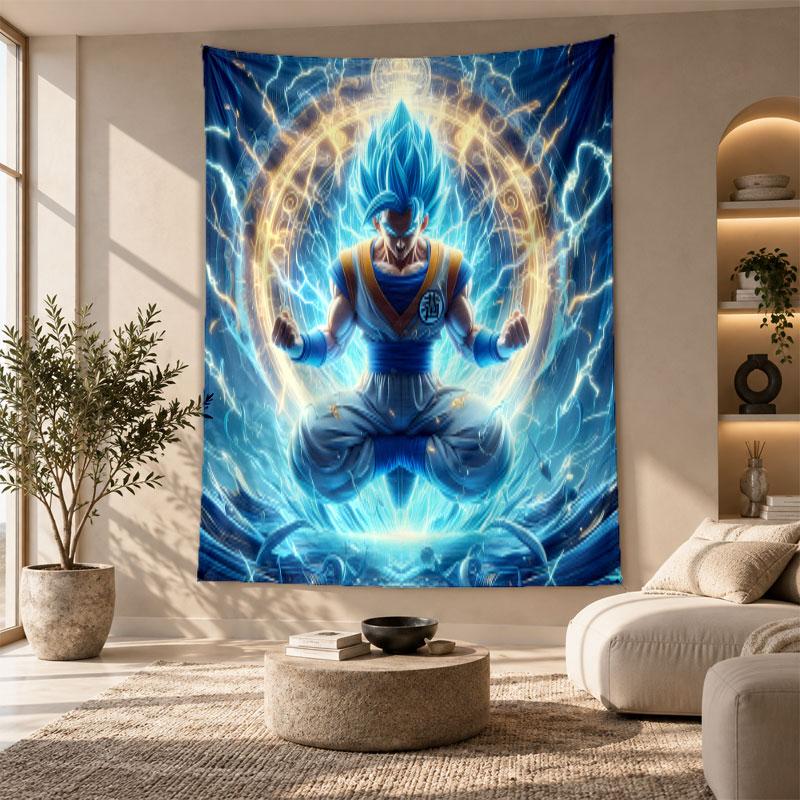 Decorative Tapestry,Naruto Printed Wall Art, Lightweight Wall Hanging For Bedroom Background