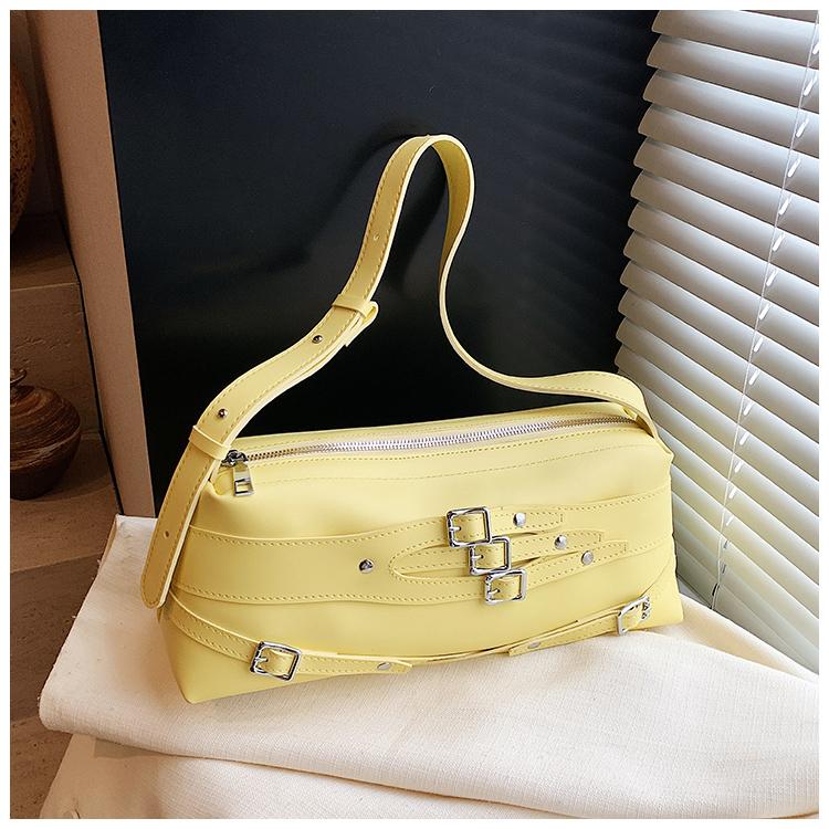Persalized Solid PU Design Ladies Shoulder Bag 2026 Fashi Sweet Trend Stick Handbag Commuter Versatile Single Shoulder Bag