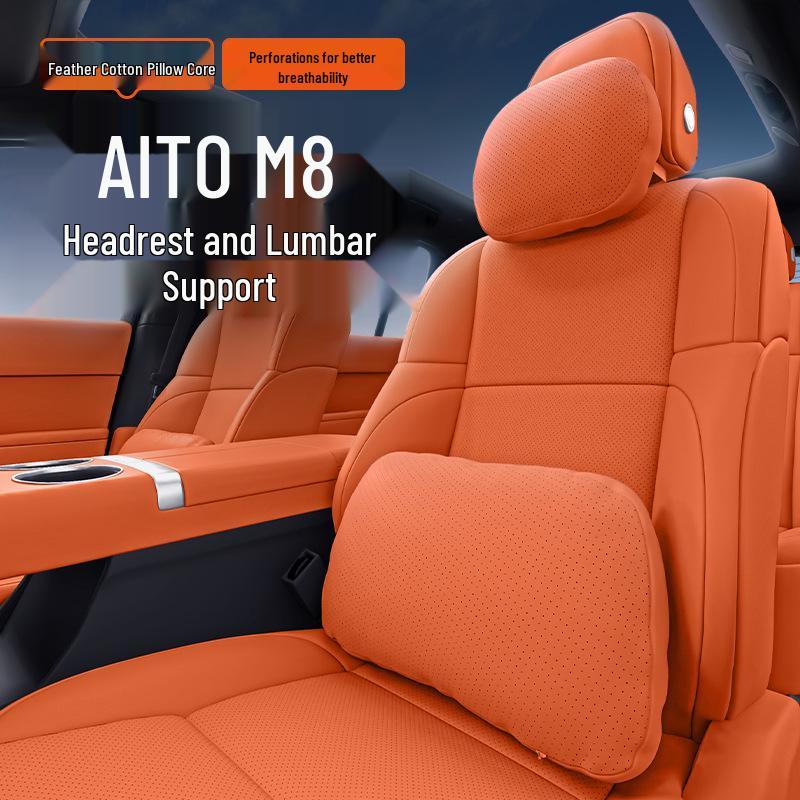 AITO M8 Car Interior Essentials: Headrest, Lumbar Support, Neck & Waist Protection, Decorative Accessories