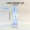 1PC Vintage 1973 Original Text 750ml Color Plastic Sports Water Bottle Leakproof Flip Straw Lid Suitable for Sports Office Home Use