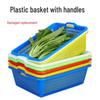 Heavy-Duty Rectangular Plastic Storage Basket