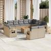 VidaXL Garden Lounge Set with Cushions 13 Pcs, Patio Sofas, Patio Furniture Set, Outdoor Furniture, 3257165