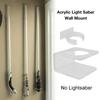 Acrylic Clear Light Saber Stand Wall Mount Storage Rack With Screws For Star Planet Lightsaber Display