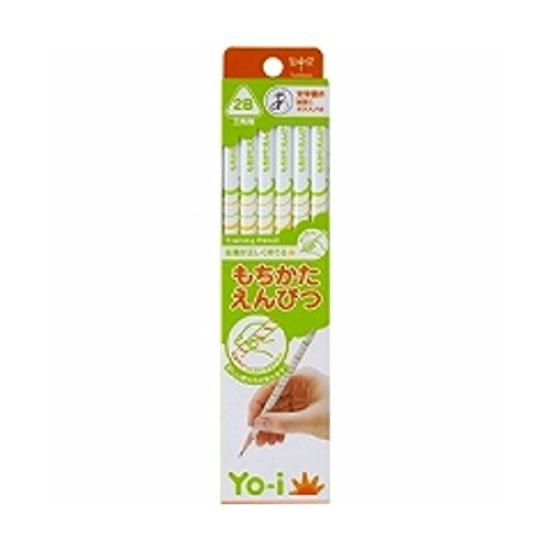 Tombow Pencil Triangular Yo-i Pencil, 2B, Barrel, Right/Left Handed, KE-EY02-2B (2 Sets) чёрный