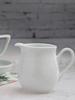 Sugar Bowl And Milk Cream Jug 280 Ml White Porcelain Set