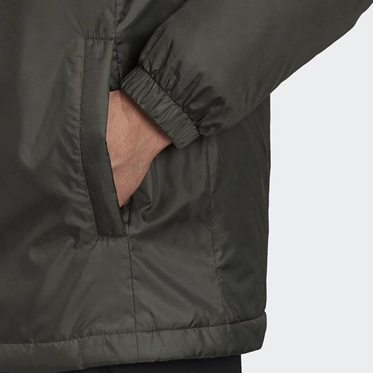 Adidas Windproof Warm Cotton Jacket Men Jacket Olive-Brown GH4602