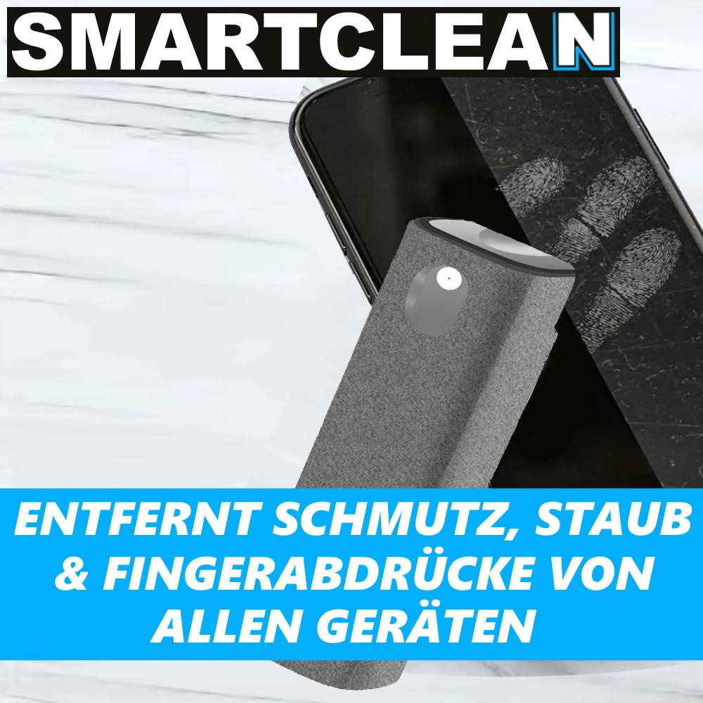 Čisticí sprej SMARTCLEAN na displeje, lahvička s rozprašovačem, nano čistič displejů a mobilních telefonů