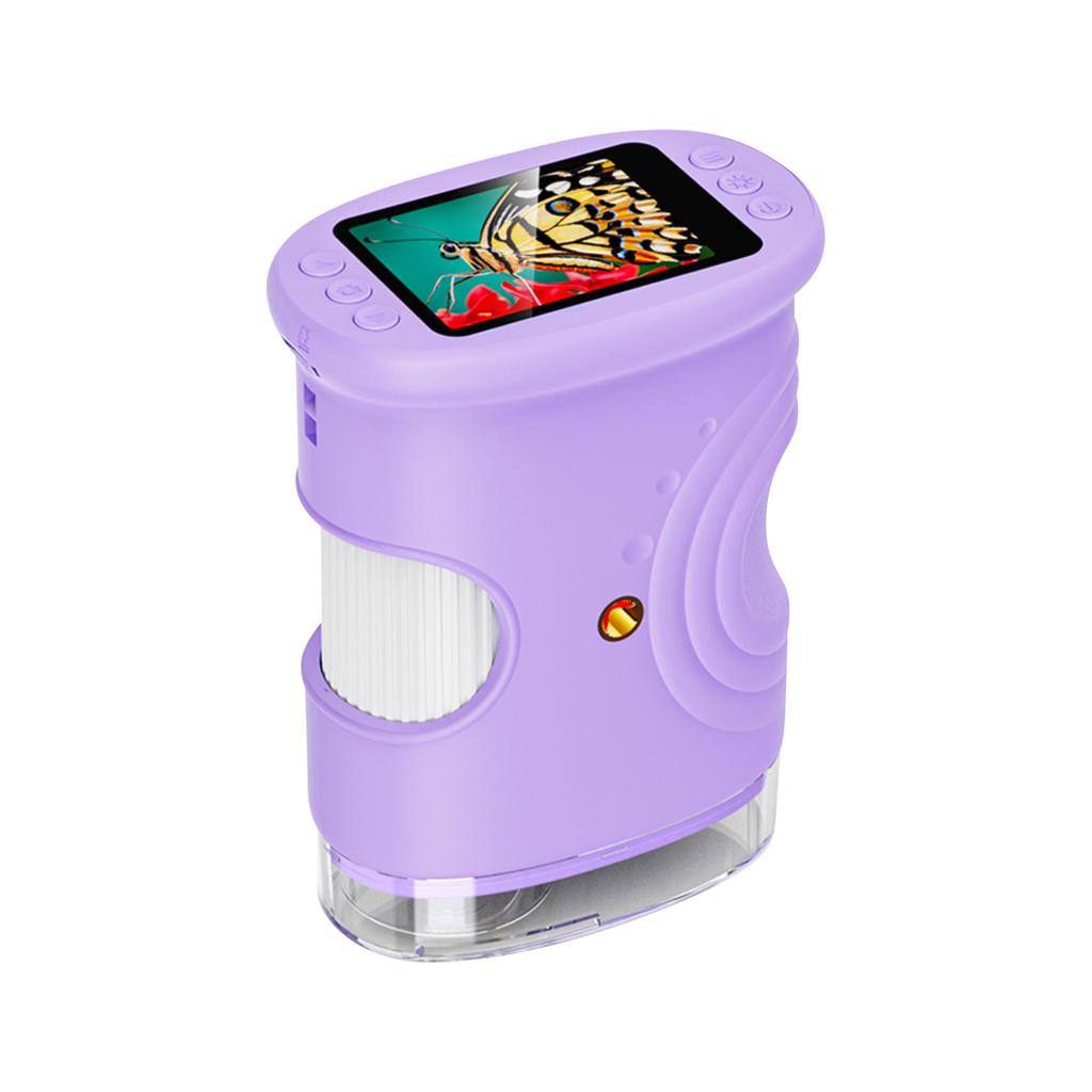 Portable Microscope, 1080P HD Magnifying Glass, Children's Outdoor Exploration Experimental Toy