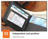 2025 Men's Zipper Wallet: Trendy Cartoon Design with Multi-Card Slots