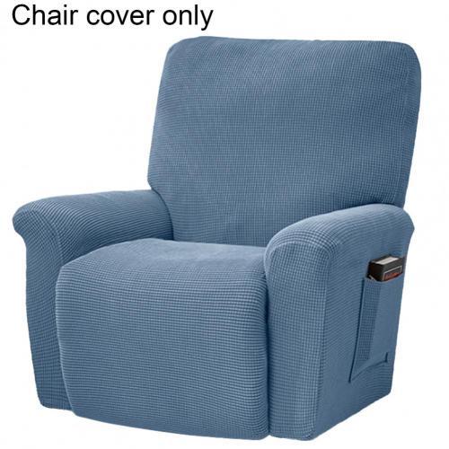 2021 New Recliner Cover Stretch Soft Polyester Non Slip Side Pocket Jacquard Cover for Home Universal Chair Cover Sofa Towel