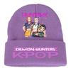 Kpop Demon Hunters Children Knit Beanie Cute And Charming Cartoon Printed Warm Cap Designed for Girls Fall Season Cold Season Outdoor Sports Birth