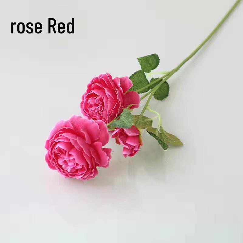 Silk Rose Flower Bouquet: Artificial Flowers for Dining, Bedroom, Living Room Decor and Creative Ornament Figurines.